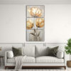 set-3-cuadros-vintage-relieve-a-gold-tulips-painting-on-canvas-in-the-style-of-1