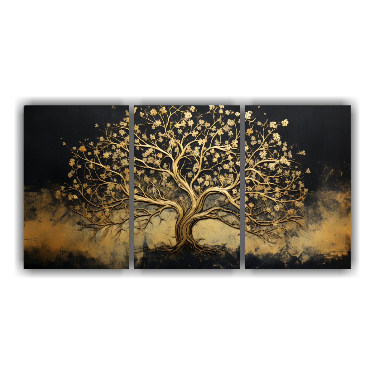 set-3-lienzos-de-tela-cuadro-juveniles-con-rbol-negro-y-dorado-en-estilo-decorativo