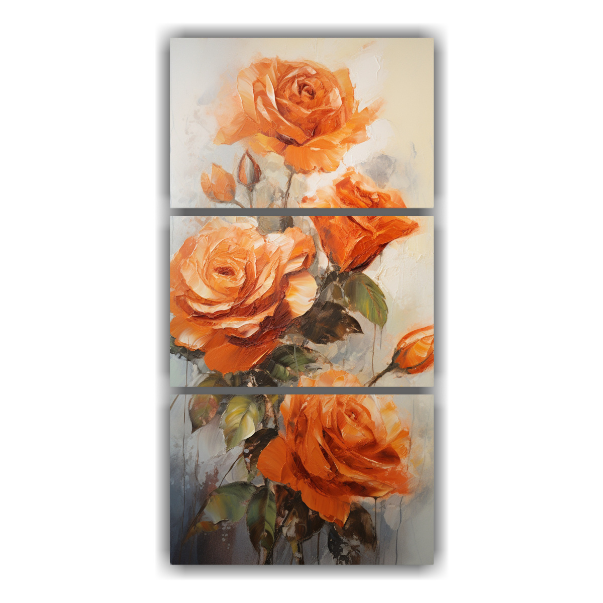 set-3-lienzos-de-tela-tonos-riqueza-visual-de-pintura-de-rosas-naranjas-en-estilo-decorativo