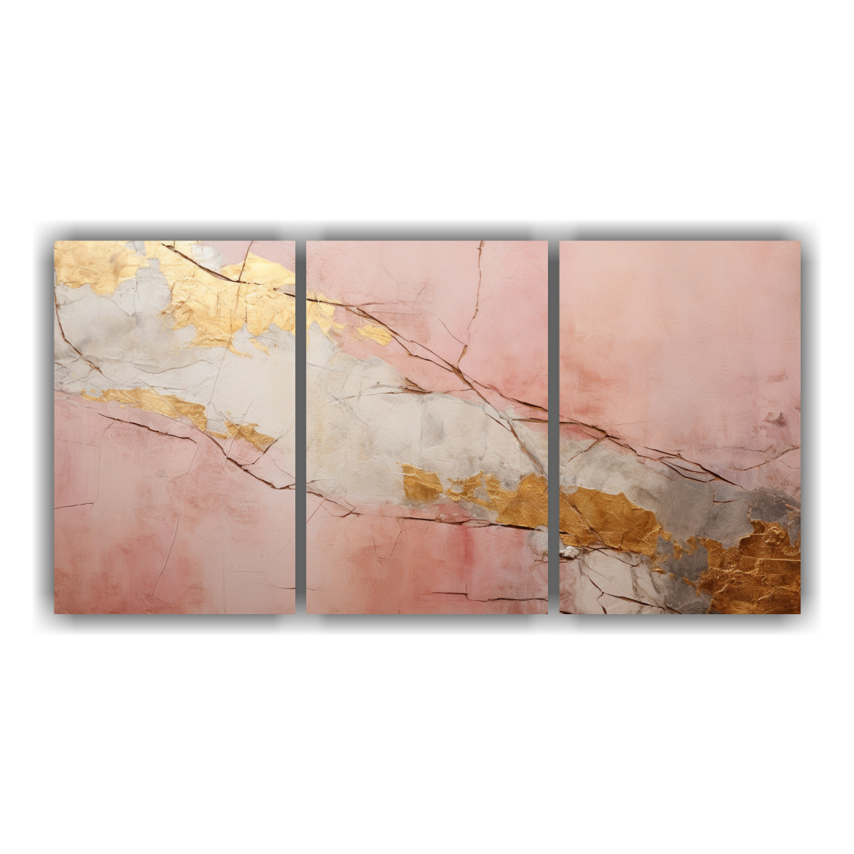 set-3-pinturas-abstractas-surrealistas-de-oro-y-plata