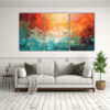 set-3-telas-bastidor-tema-intenso-thomos-arte-abstracto-rojo-y-turquesa-1