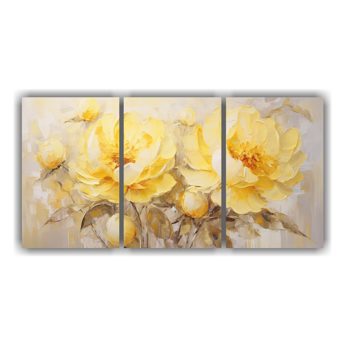 set-3-telas-en-bastidor-cuadro-personalidad-peon-as-amarillas-en-lienzo-estilo-decorativo