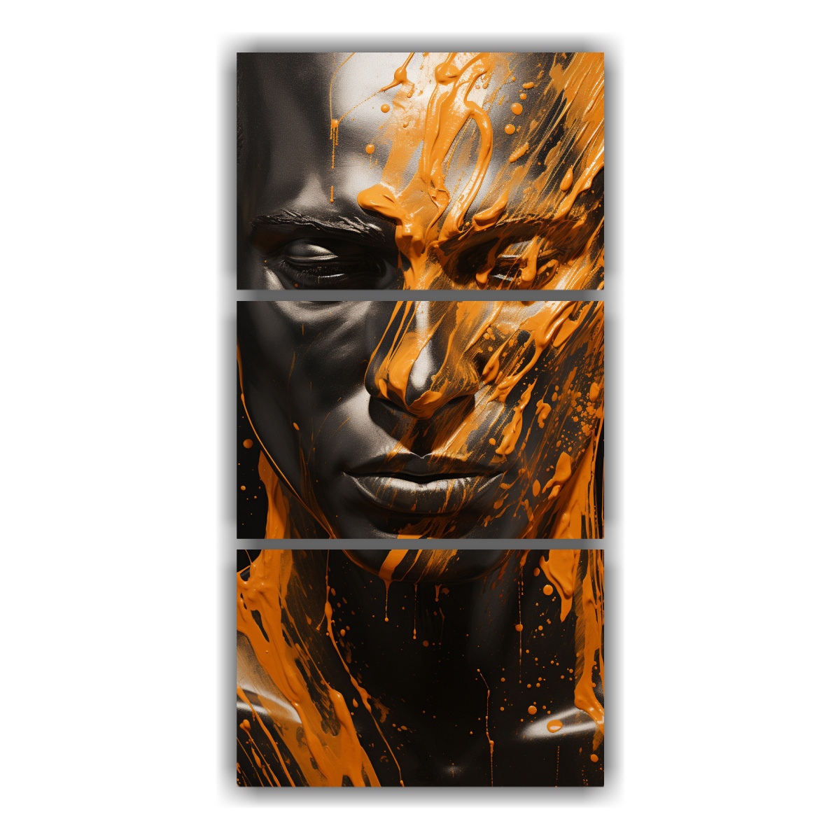 set-3-telas-en-bastidor-dibujo-impresionante-contornos-faciales-y-salpicaduras-doradas-y-naranjas-elem