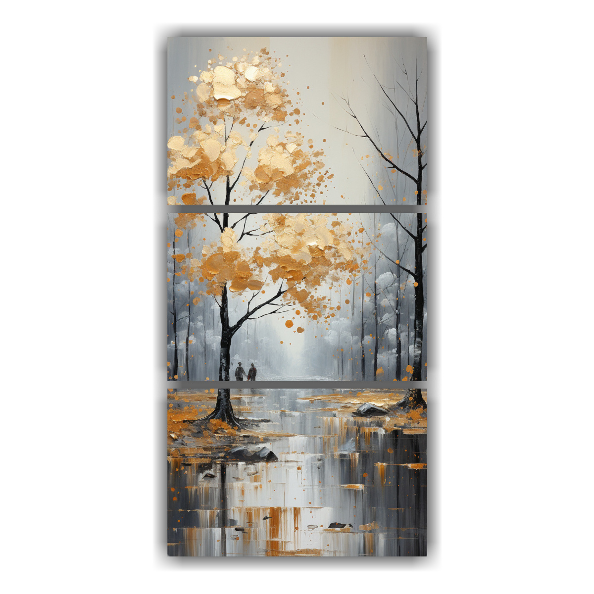 set-3-telas-en-bastidor-inspirador-pintura-abstracta-de-rboles-en-plata-y-blanco