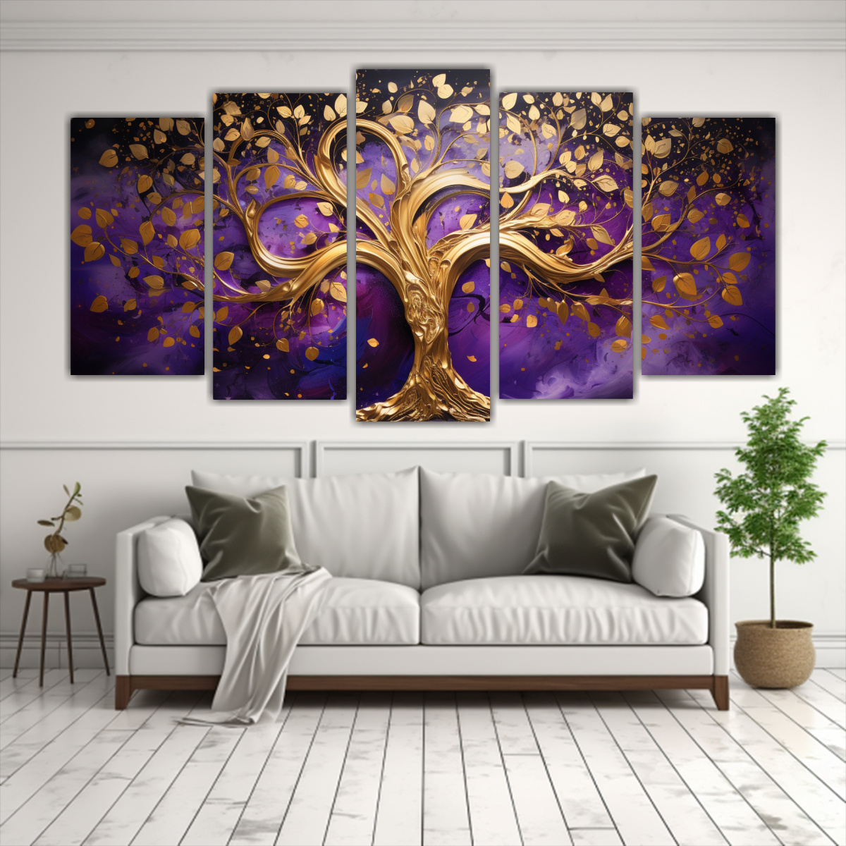 set-5-cuadros-decorativos-de-rbol-en-morado-y-amarillo-1