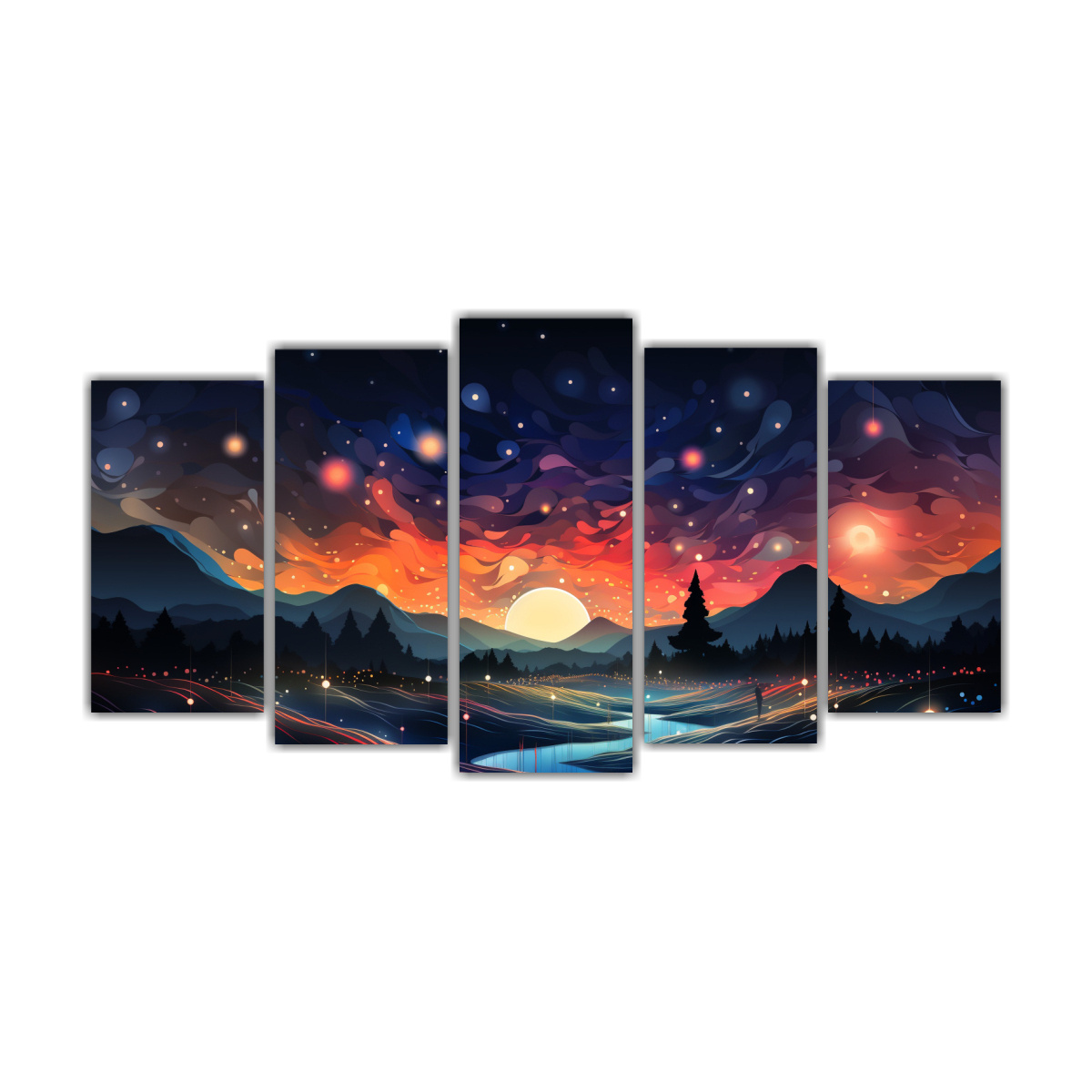 set-5-cuadros-movimiento-poca-dise-o-festival-arte-en-estilo-oska