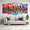 set-5-pinturas-de-pared-concepto-innovador-lienzo-acr-lico-y-vidrio-brillante-ciudad-nocturna-1-1