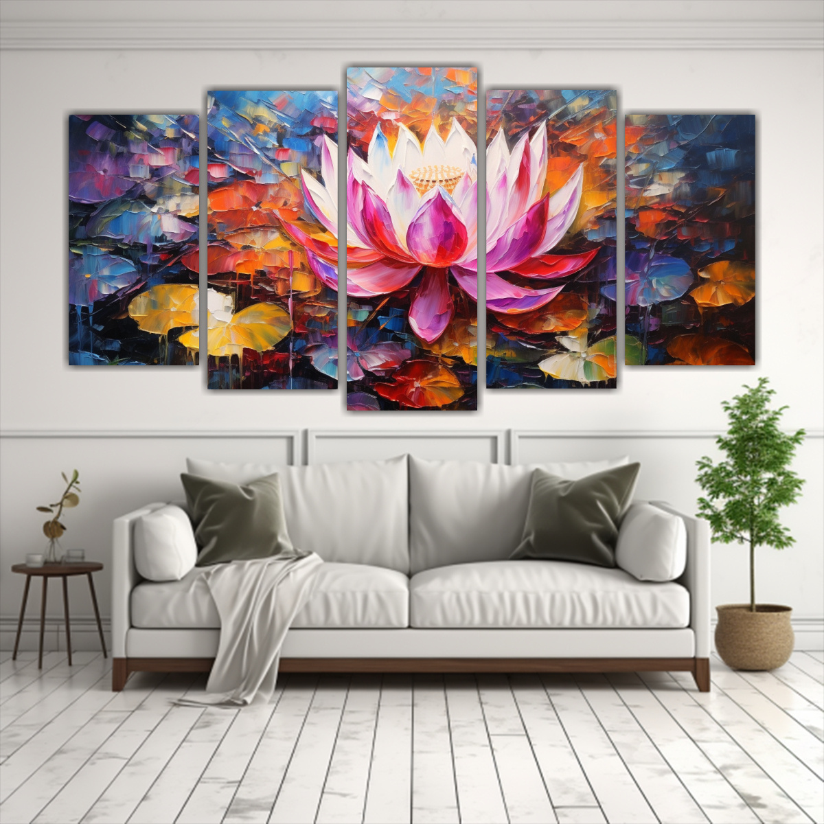 set-5-telas-bastidor-alta-calidad-figuras-colores-vibrantes-pintura-de-loto-en-lienzo-1