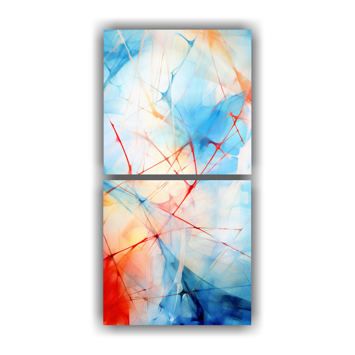 set-de-2-arte-de-pared-decorativo-abstracto-con-misterio-e-imaginaci-n