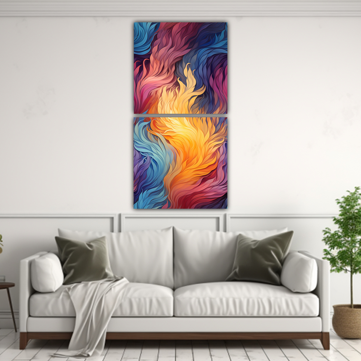 set-de-2-lienzos-de-tela-con-intensidad-abstracta-y-finas-l-neas-1