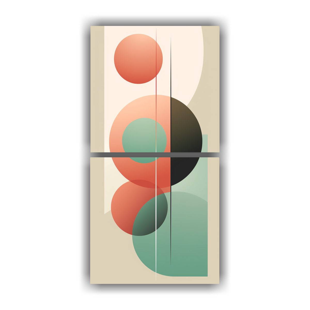 set-de-2-telas-en-bastidor-conceptual-abstracto-arte-contempor-neo-para-decoraci-n-boho