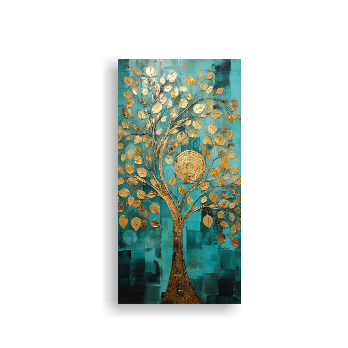 tela-bastidor-decoraci-n-rbol-turquesa-y-dorado-en-composici-n-din-mica-