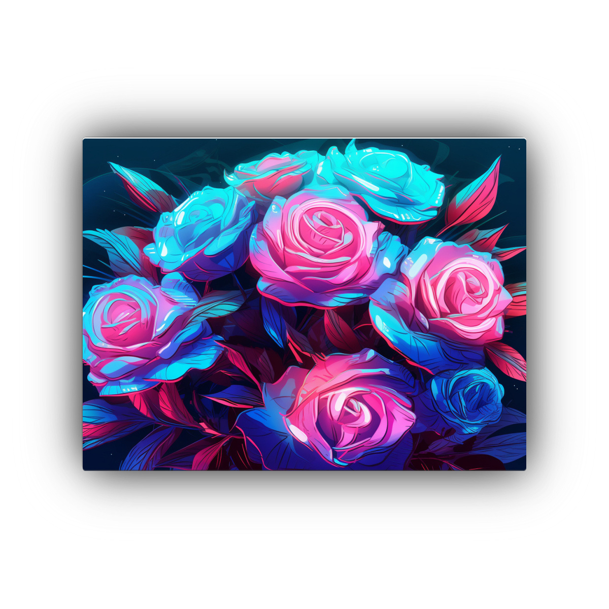 tela-dibujo-est-tica-vaporwave-rosas-azules-ramo-gr-fico-arte-abstracto