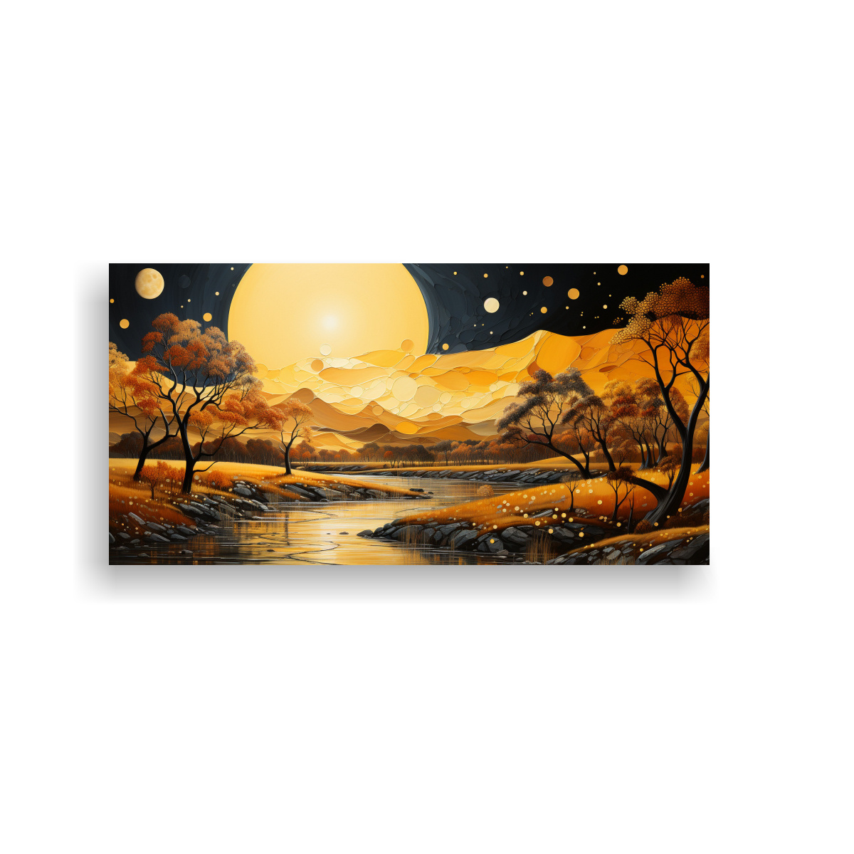 tela-en-bastidor-decorativo-paisaje-de-la-luna-cerca-de-las-monta-as