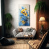 tela-en-bastidor-decorativo-poder-girasoles-azules-pintura-en-lienzo-al-estilo-1