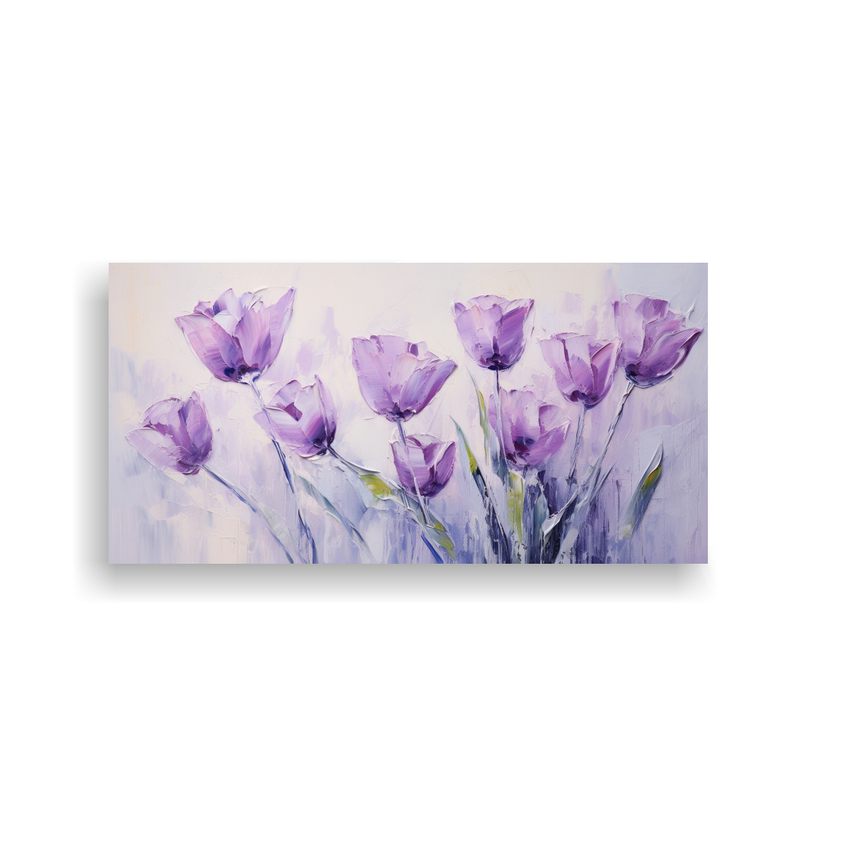 tela-en-bastidor-imagen-de-bonito-tulipanes-morados-en-lienzo-al-estilo-de-pinturas-decorativas