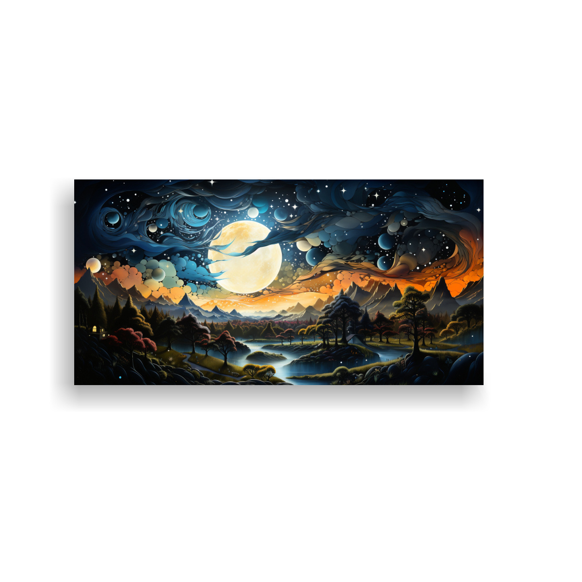 tela-en-bastidor-inspirador-majestuosas-paisajes-con-luna-junto-a-las-monta-as