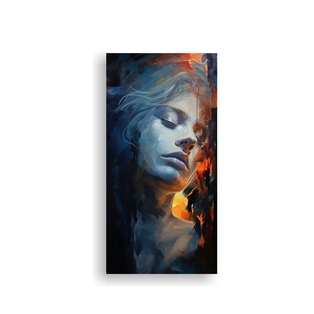 tela-en-bastidor-patron-intenso-para-comedor-journey-from-darkness-to-light