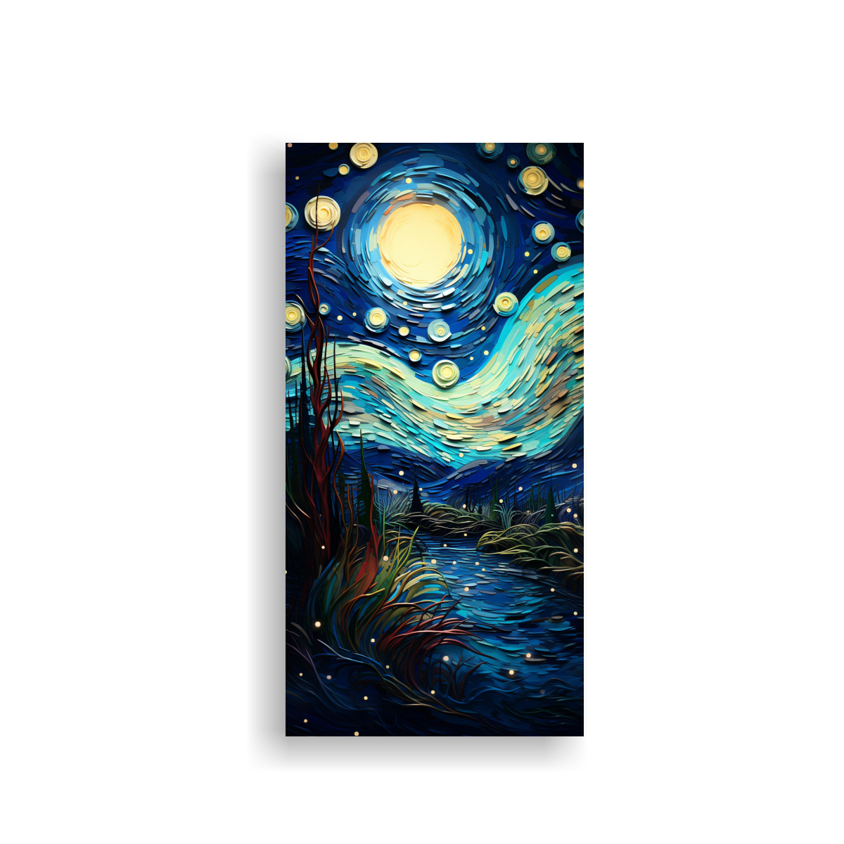 tela-obra-maestra-abstracta-reinterpretaci-n-de-la-noche-estrellada-de-van-gogh