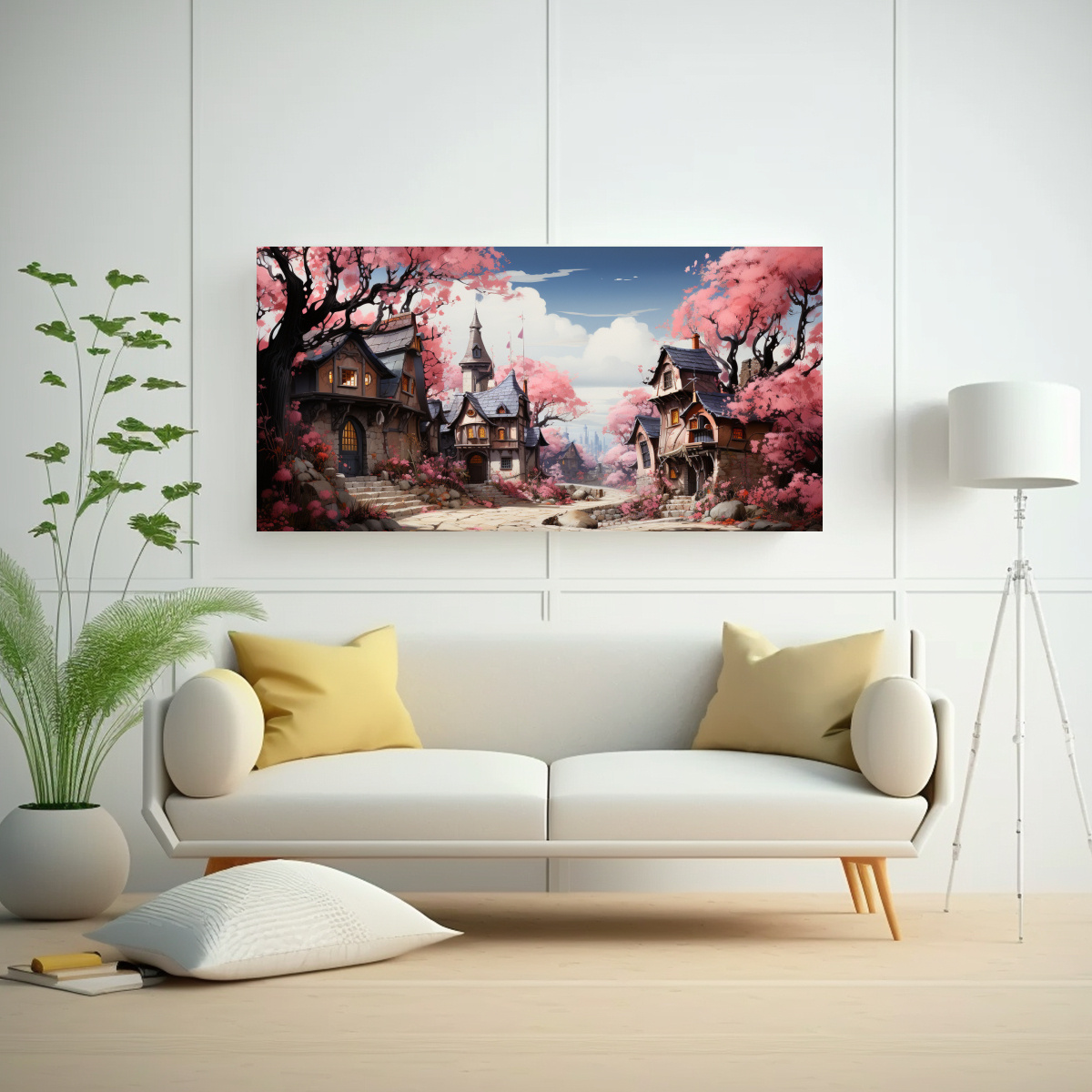 tela-urbana-en-bastidor-rodeada-de-sobres-rosados-1