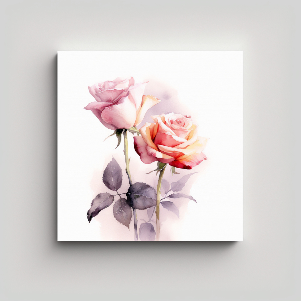 textura-correia-acuarela-rosas-emergiendo-fondo-blanco-arte-pared