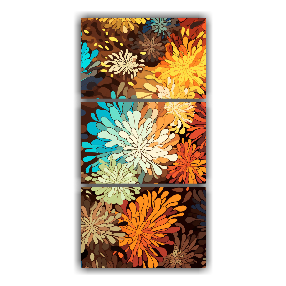 tr-ptico-lienzo-c-lido-estallido-de-color-y-diferentes-tonos-de-marr-n