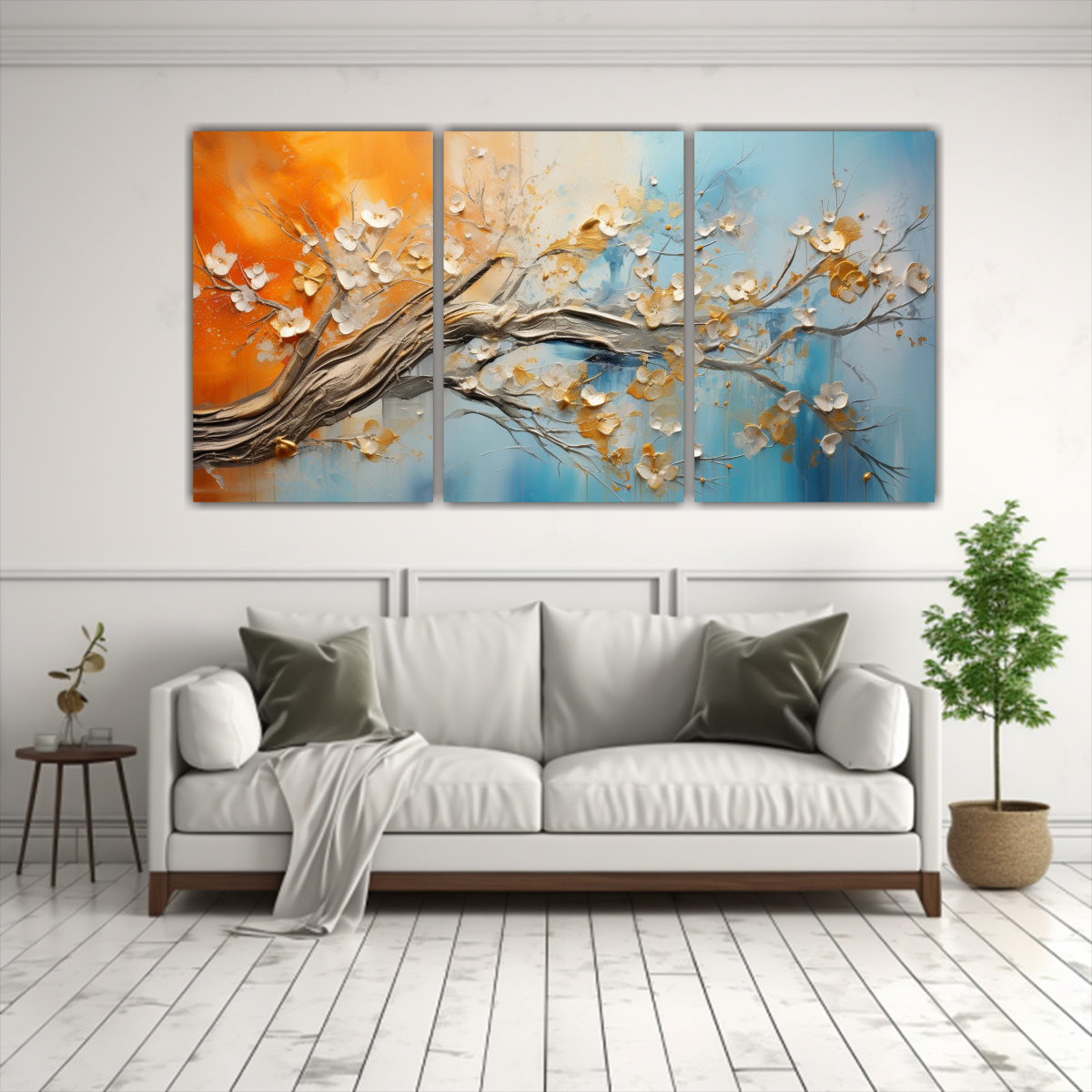 tres-artes-de-pared-calidos-adorable-en-naranja-y-dorado-estilo-1