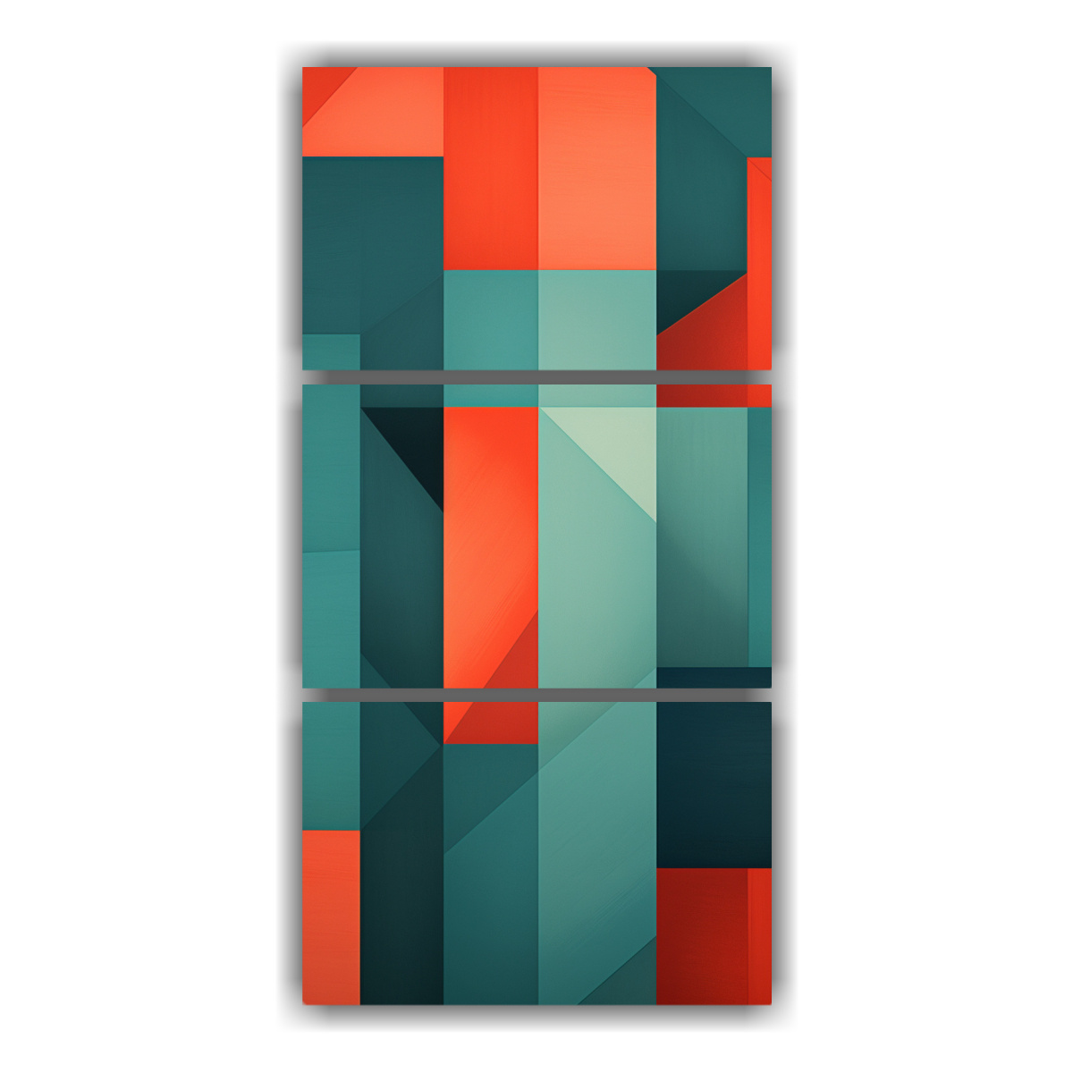 tres-artes-expresion-intenso-pintura-abstracta-en-coral-y-teal-geom-trica