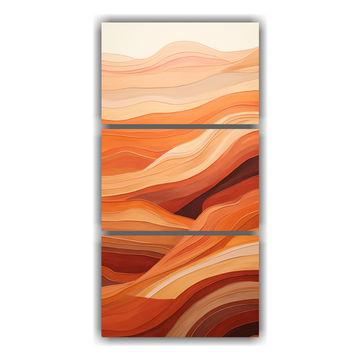 tres-cuadros-abstractos-para-oficina-patrones-giratorios-abstractos-en-tonos-c-lidos-del-desierto