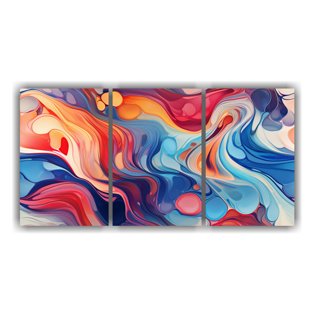 tres-lienzos-hermoso-bastidor-de-madera-pintura-abstracta-digitalizada