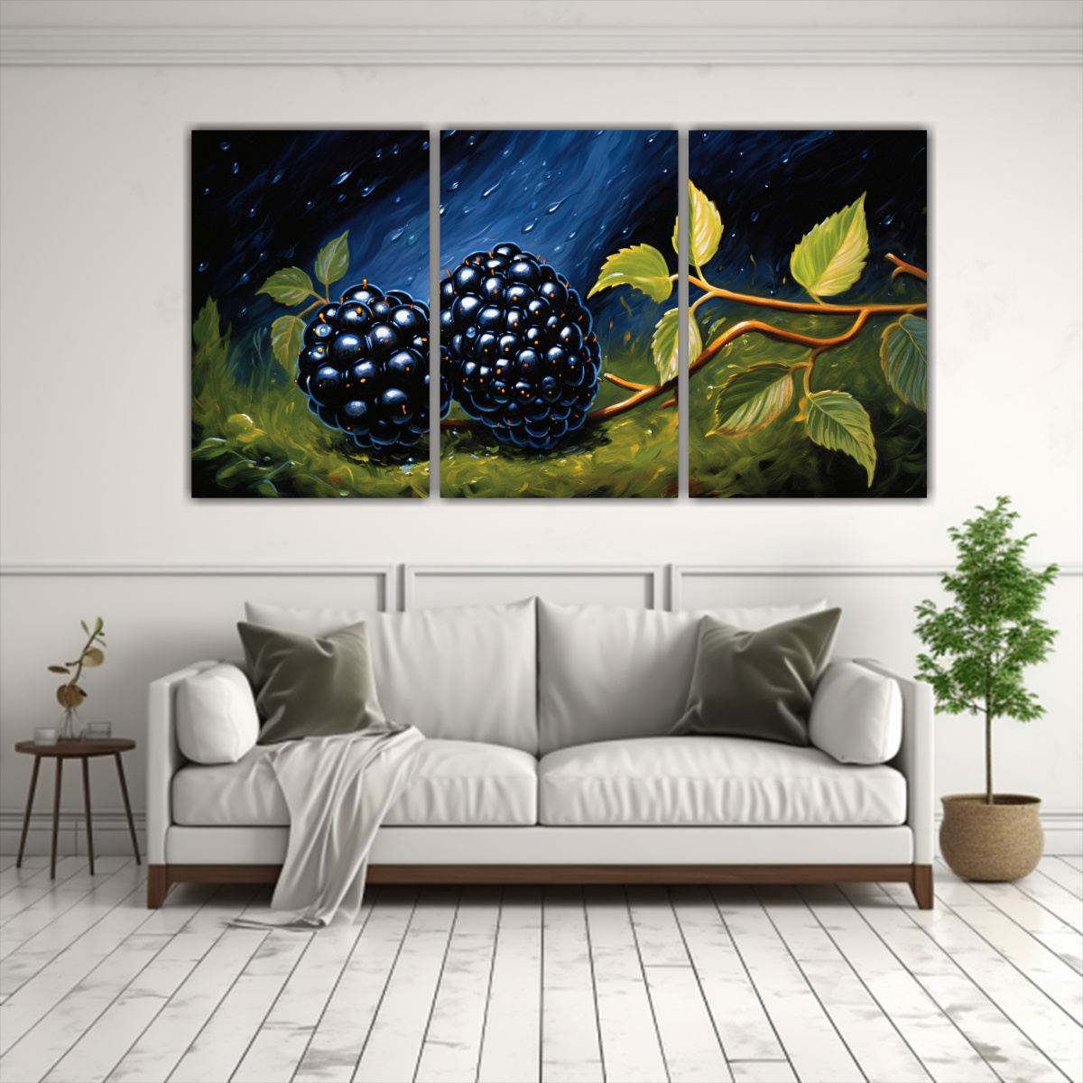 tres-lienzos-impreso-belleza-de-la-fruta-de-mora-inspirado-en-la-noche-estrellada-de-vince-1