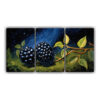 tres-lienzos-impreso-belleza-de-la-fruta-de-mora-inspirado-en-la-noche-estrellada-de-vince