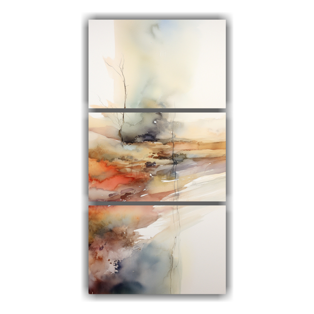 tres-telas-en-bastidor-con-paisaje-sereno-en-abstracto