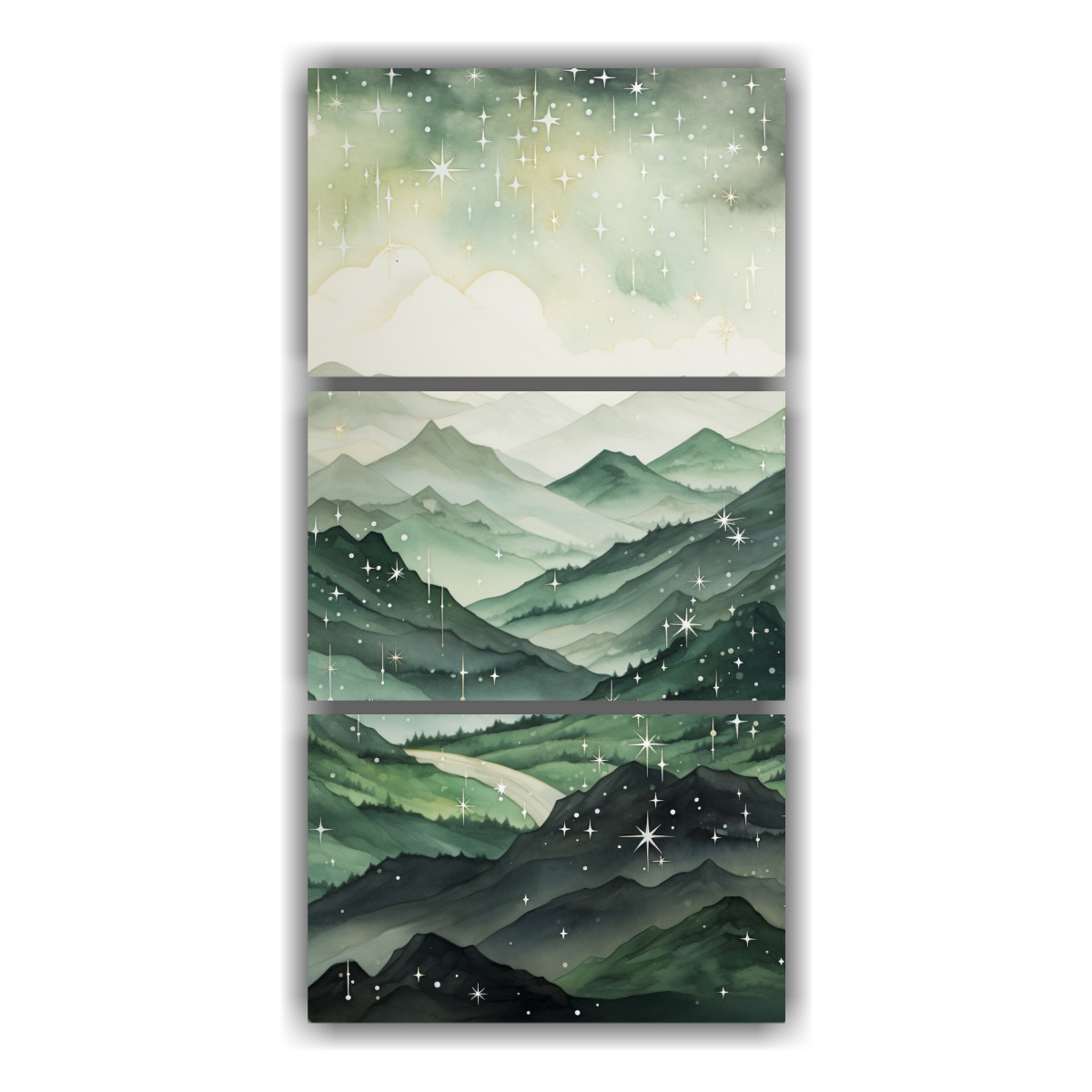 tres-telas-paisaje-monta-a-con-estilo-elegante-en-bastidor-imagen-tem-tica