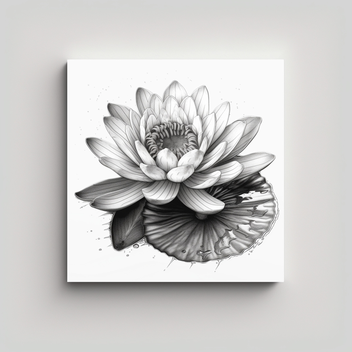 visual-abstracto-de-lirio-acu-tico-en-arte-lineal-de-pared