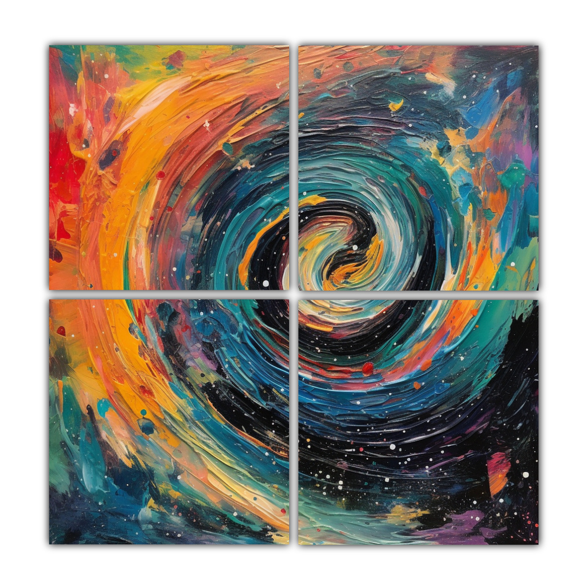 4-cuadros-de-pared-de-alta-calidad-mural-viaje-al-cosmos-creando-una-representaci-n-abstracta