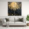 4-lienzos-colores-alegres-noche-oscura-con-luna-dorada-1