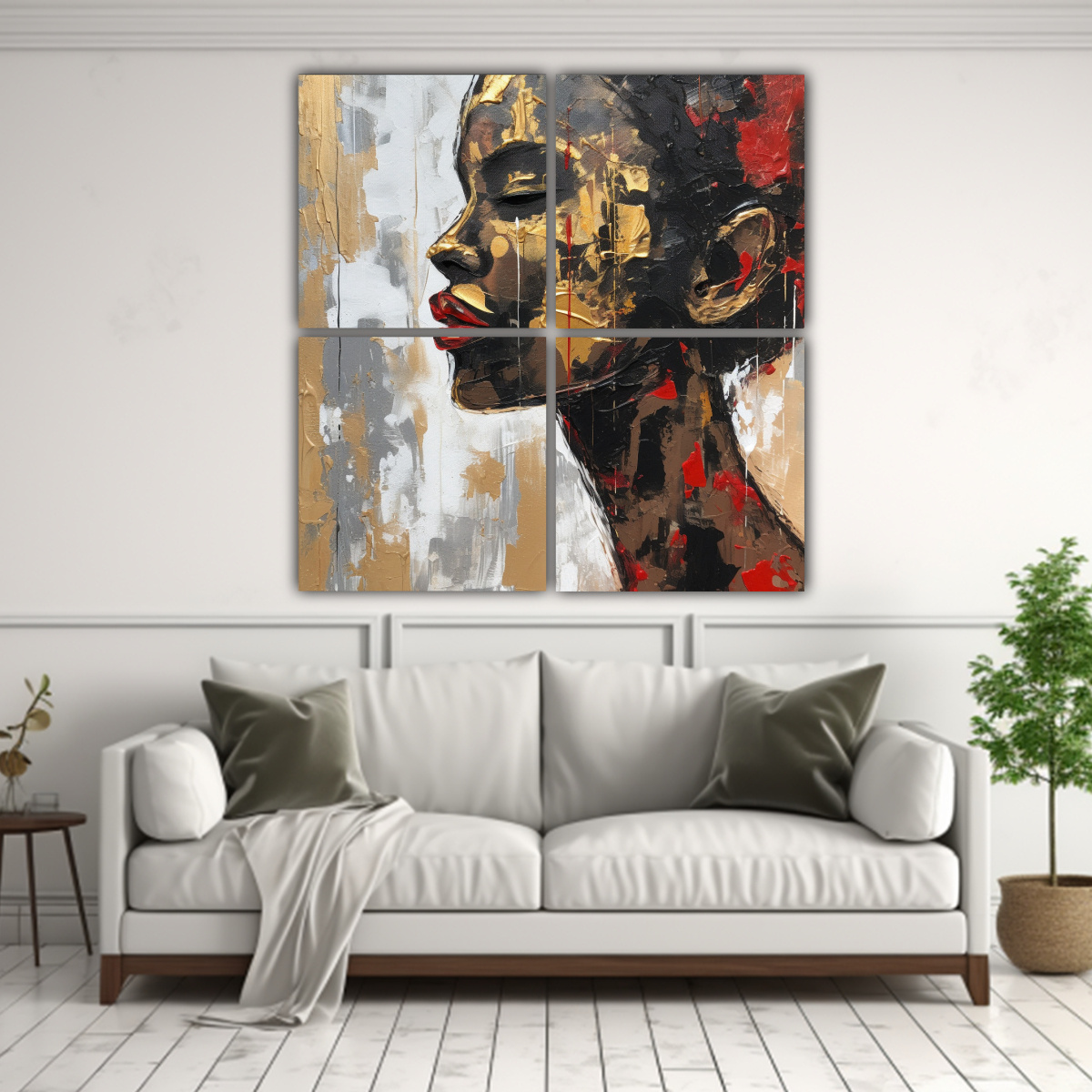 4-lienzos-est-tica-creativa-arte-moderno-mujer-afroamericana-abstracta-1