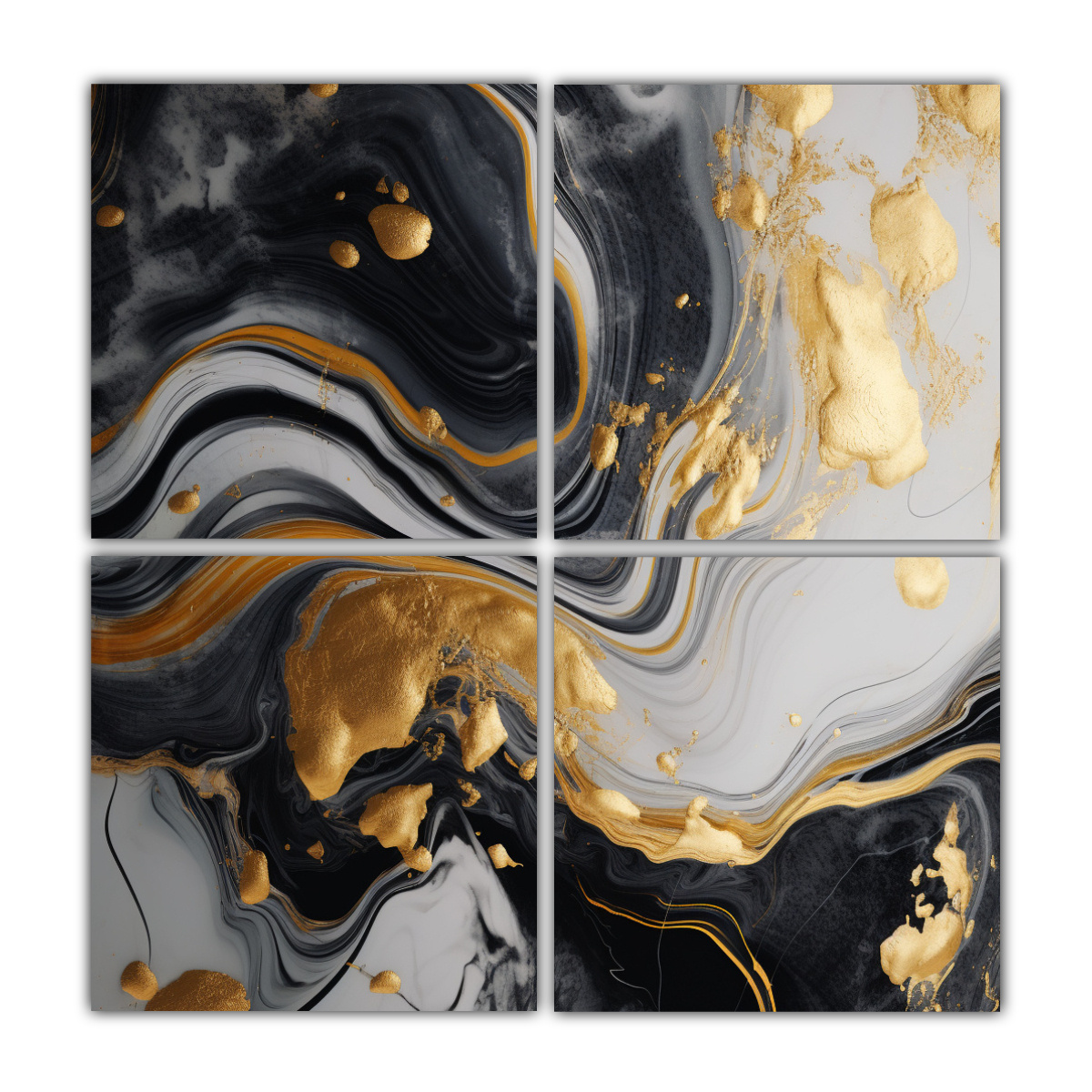 arte-de-decoraci-n-en-lienzo-con-reflejo-de-m-rmol-negro-y-hermosos-dominadores-afiliados-de-4-pinturas-de-decoraci-n