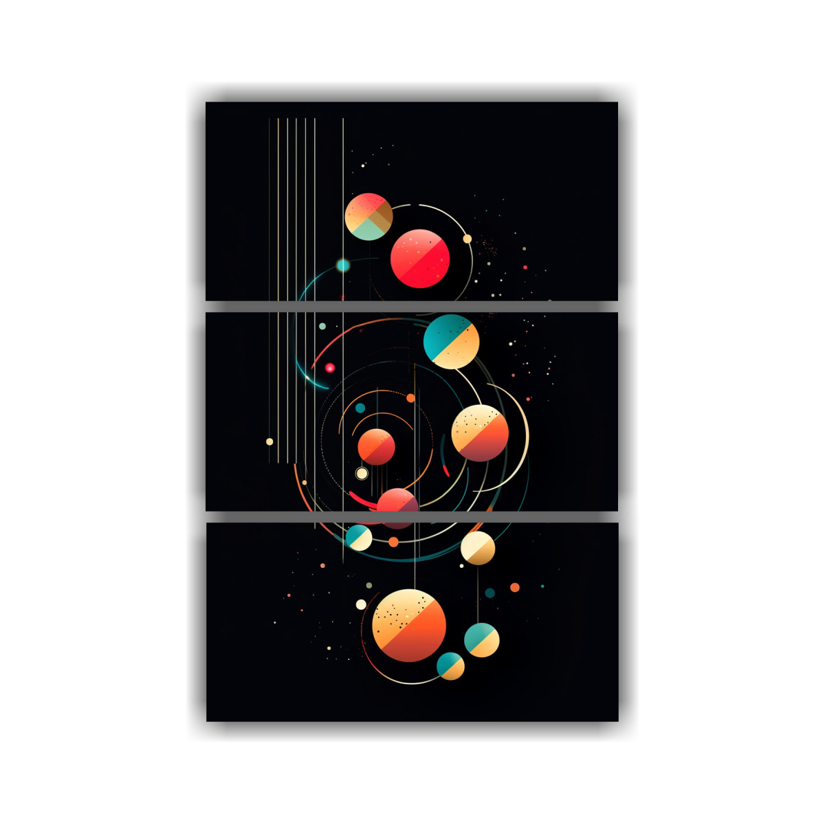 arte-de-pared-abstracto-para-sala-sistema-solar-con-c-rculos-de-colores-y-pinturas-decorativas