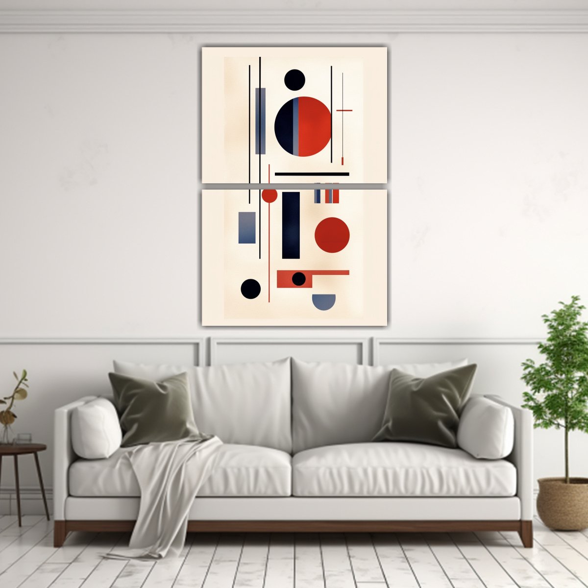 arte-de-pared-acuarela-street-art-red-indigo-lines-1