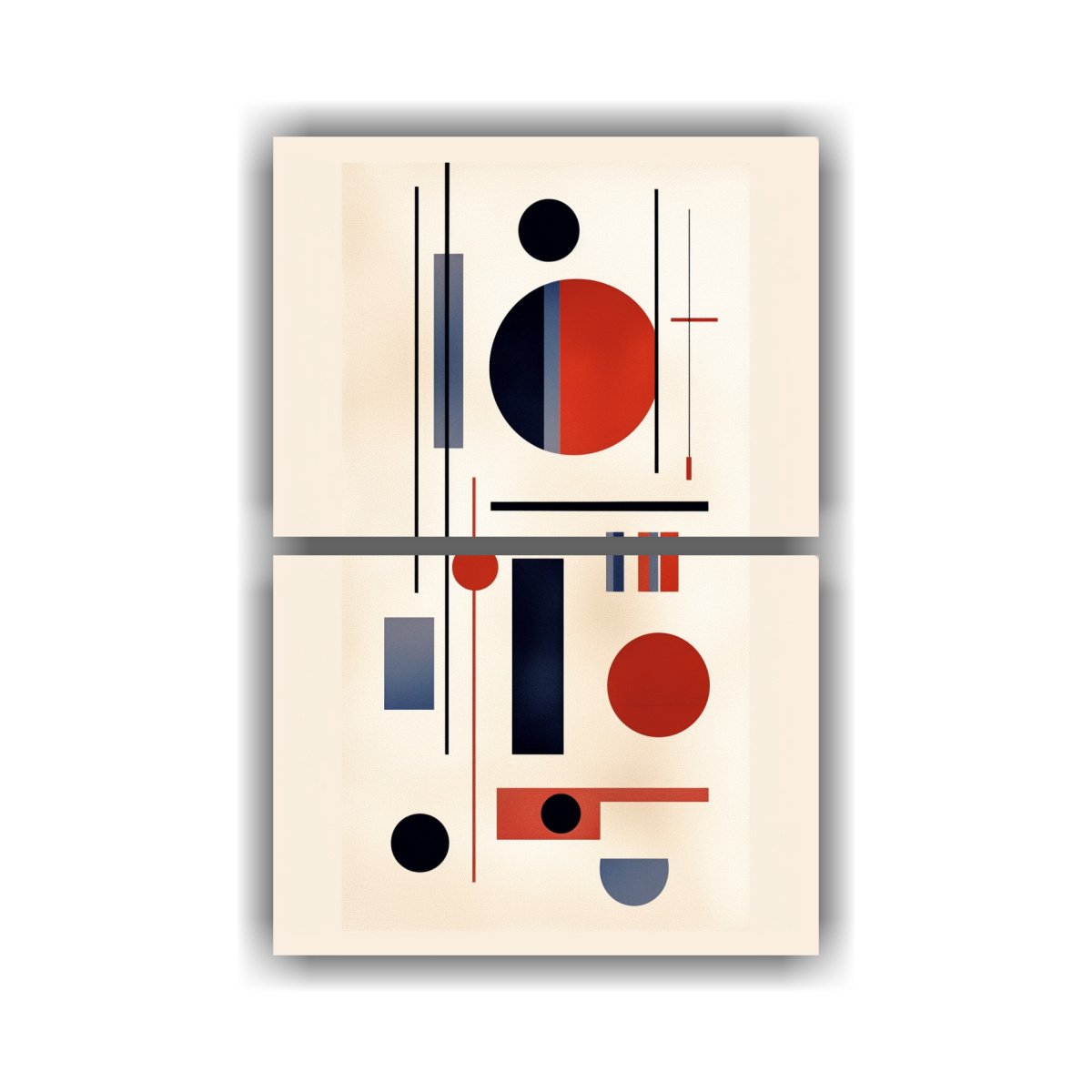 arte-de-pared-acuarela-street-art-red-indigo-lines