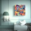 arte-de-pared-decorativo-con-patr-n-retro-ondulado-en-lienzo-exuberante-1