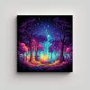 arte-de-pared-expresi-n-m-gica-en-bosque-luminoso