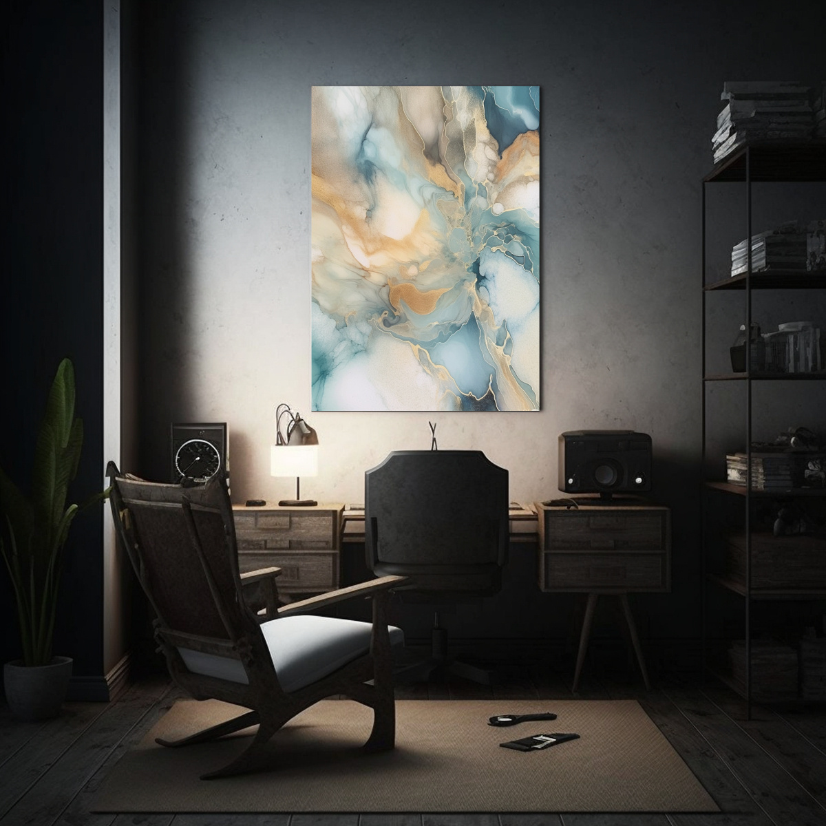 arte-de-pared-figuras-minimalistas-estilo-galer-a-en-azul-tiffani-1