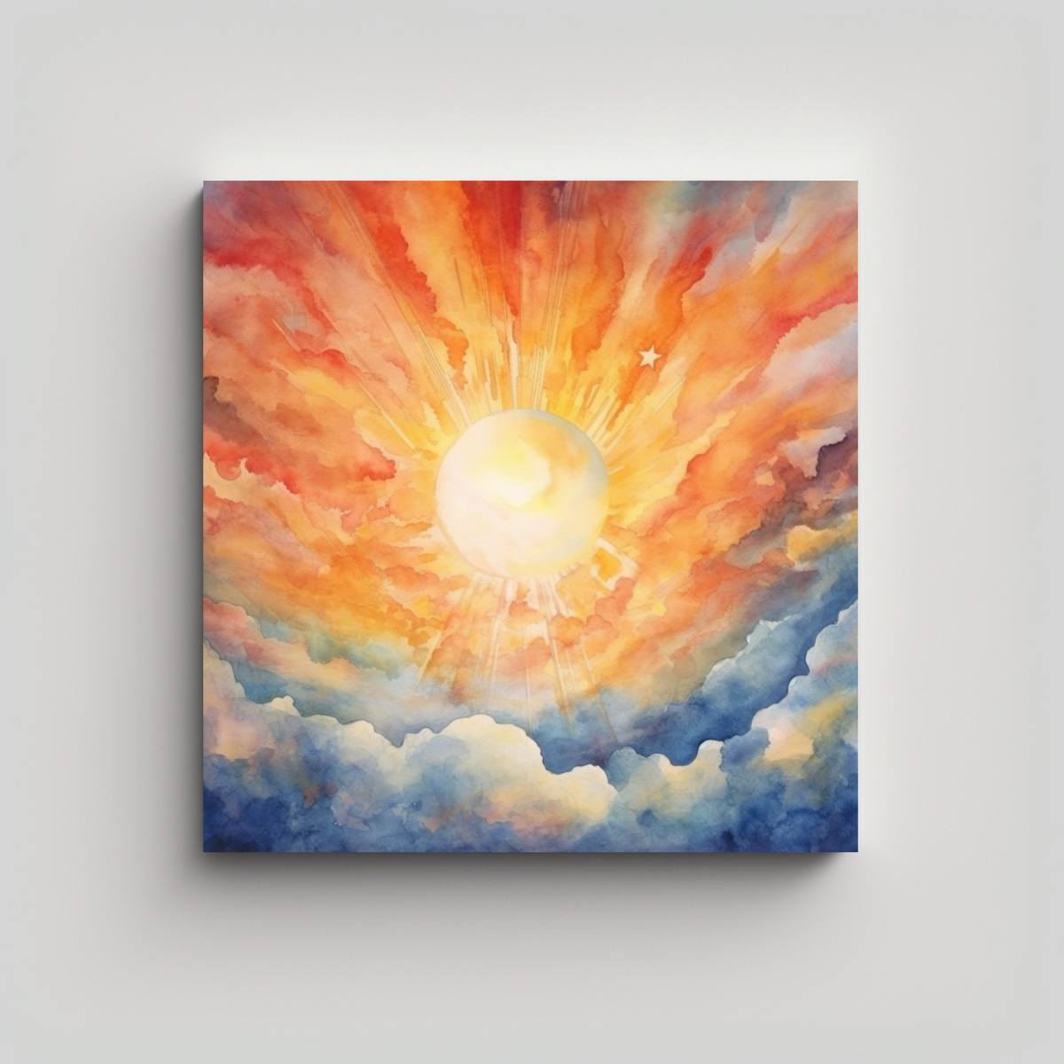 arte-de-pared-fotograf-a-acuarela-4-el-amanecer-de-la-decoraci-n-de-la-habitaci-n-