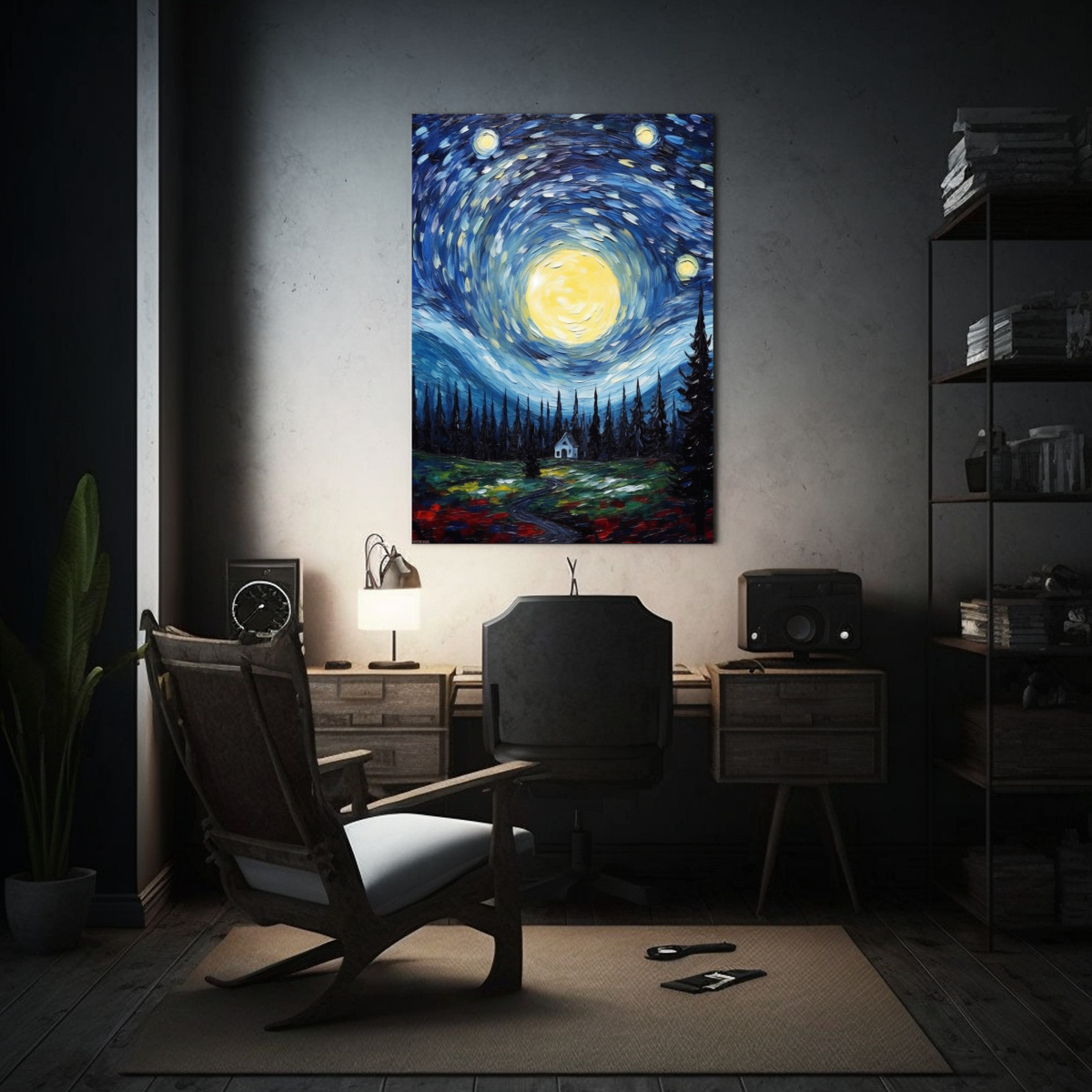 arte-de-pared-horizontal-noche-tranquila-en-el-campo-1