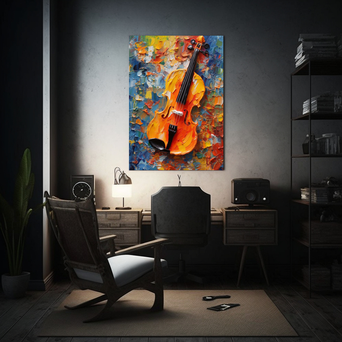 arte-de-pared-inspiraci-n-artesanal-pintura-de-viol-n-en-lienzo-con-t-cnica-gruesa-de-impasto-1