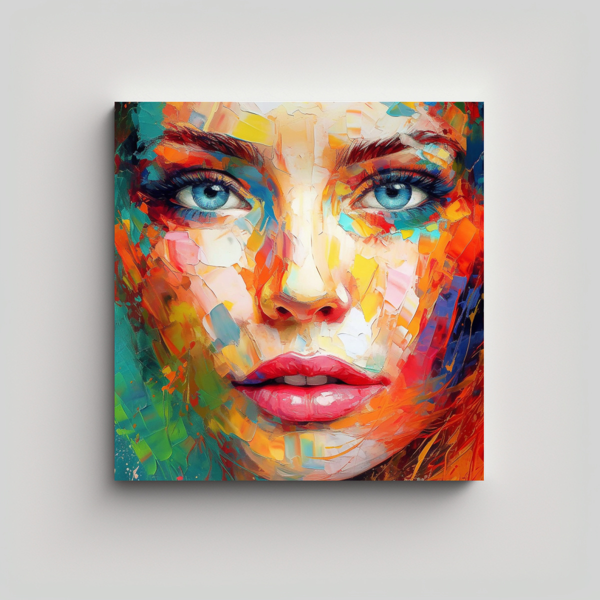 arte-de-pared-minimalista-rostro-de-mujer-en-lienzo