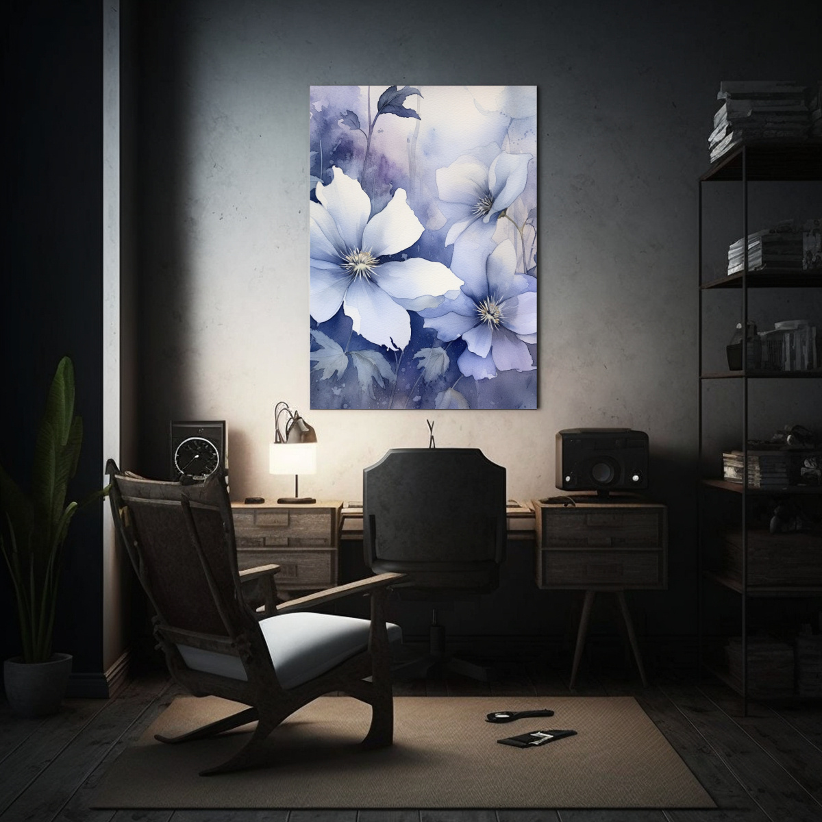 arte-de-pared-movimiento-unica-pastel-acuarela-estilo-floral-1